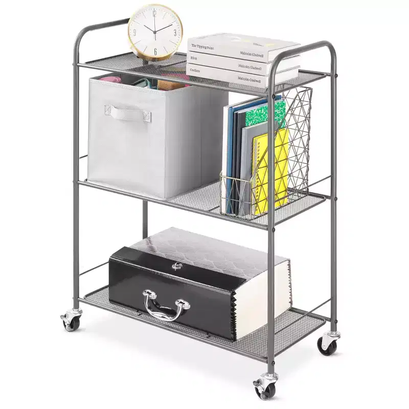 Whitmor Rolling 3 Tier Storage Cart 1pc
