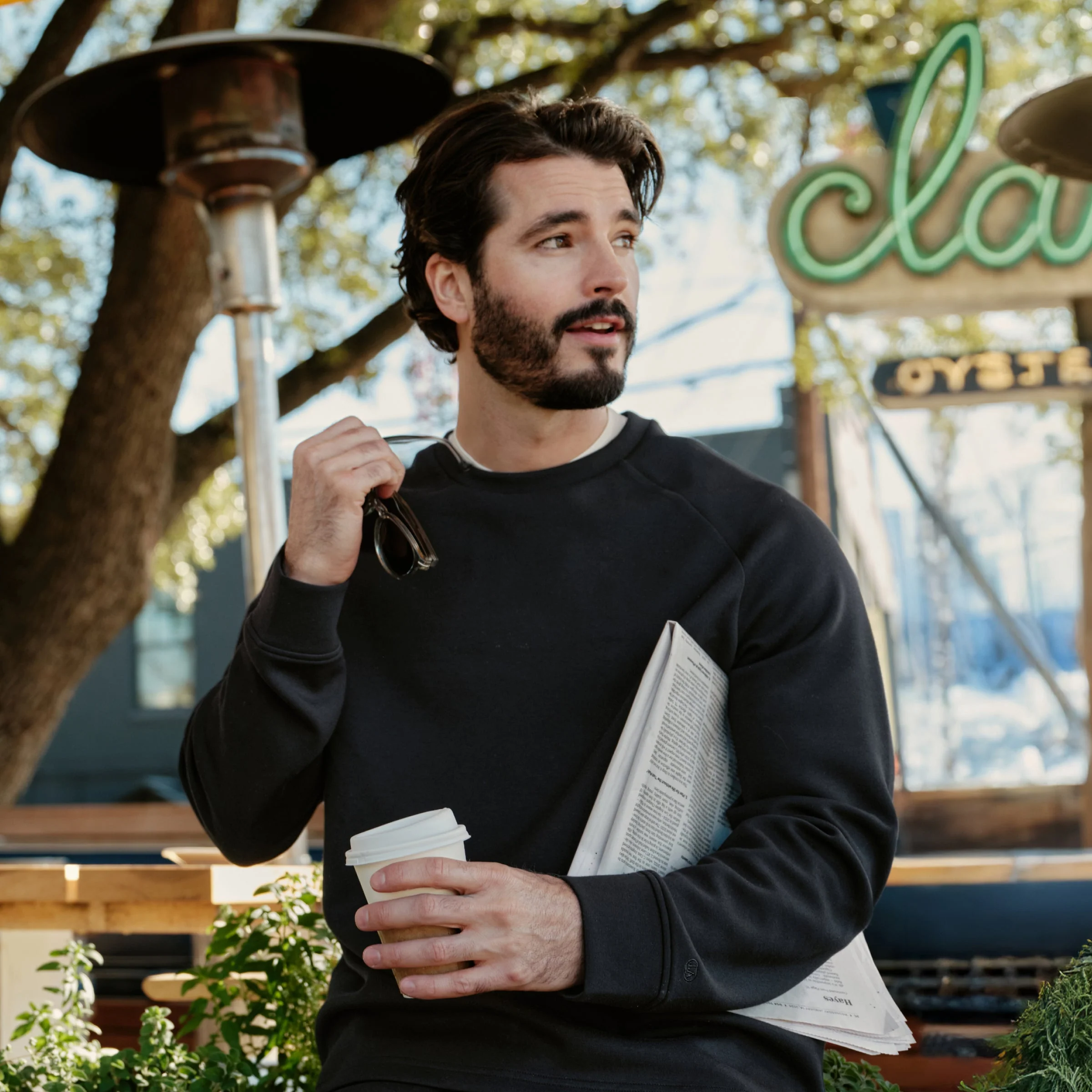 Classic Crewneck Sweatshirt - True Black