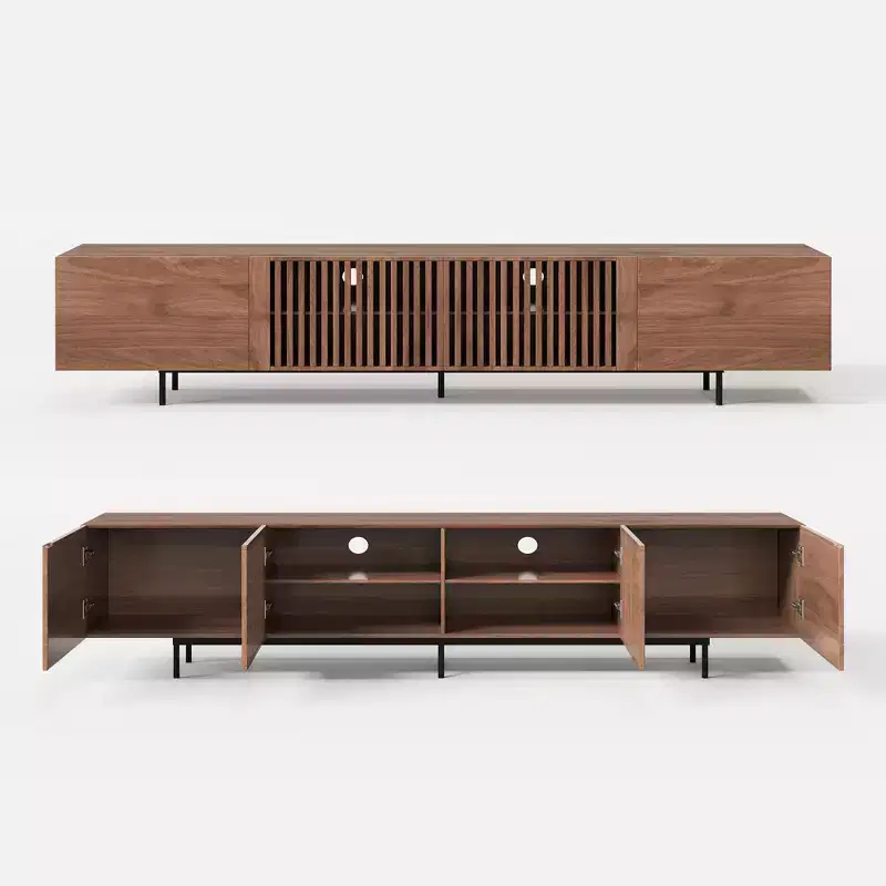 Modern 94.48 TV Stand and Media Console & Entertainment Centers with Large Storage Space