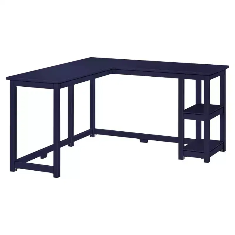 L-Shaped Solid Wood Corner Desk | 55