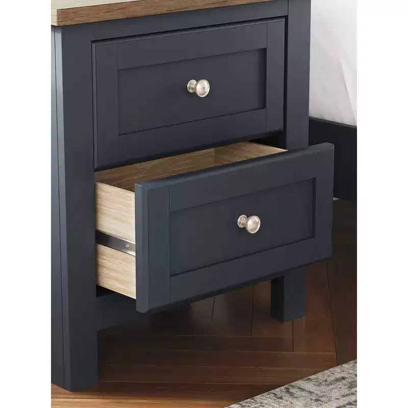 Signature Design by Ashley Landocken Two Drawer Nightstand, Blue