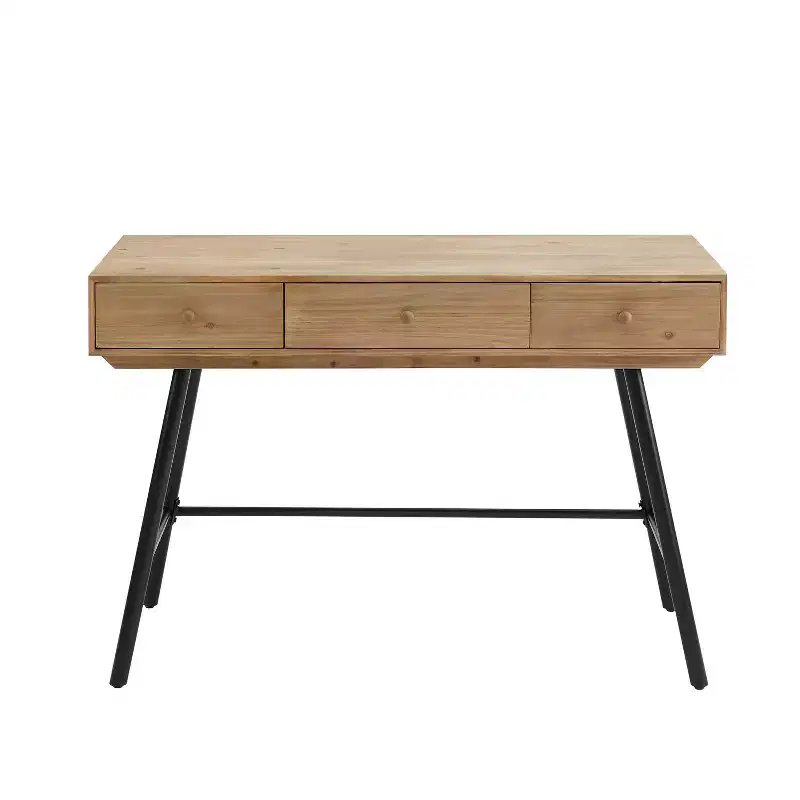 Cailan 3 Drawer Desk - Linon
