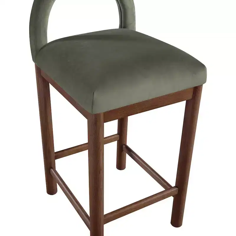 Velvet Counter Stool