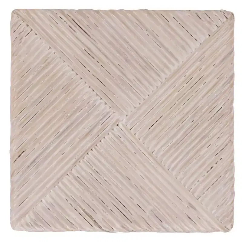 Wynrose Woven Rattan Ottoman - CWK2029 - Off-White - Safavieh Couture