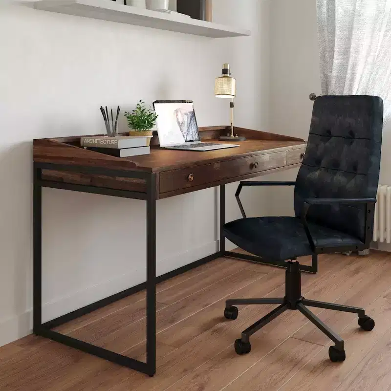 HomeStock 36 in.H Adjustable Height White Foam Seat Material with Swivels Office Chairs