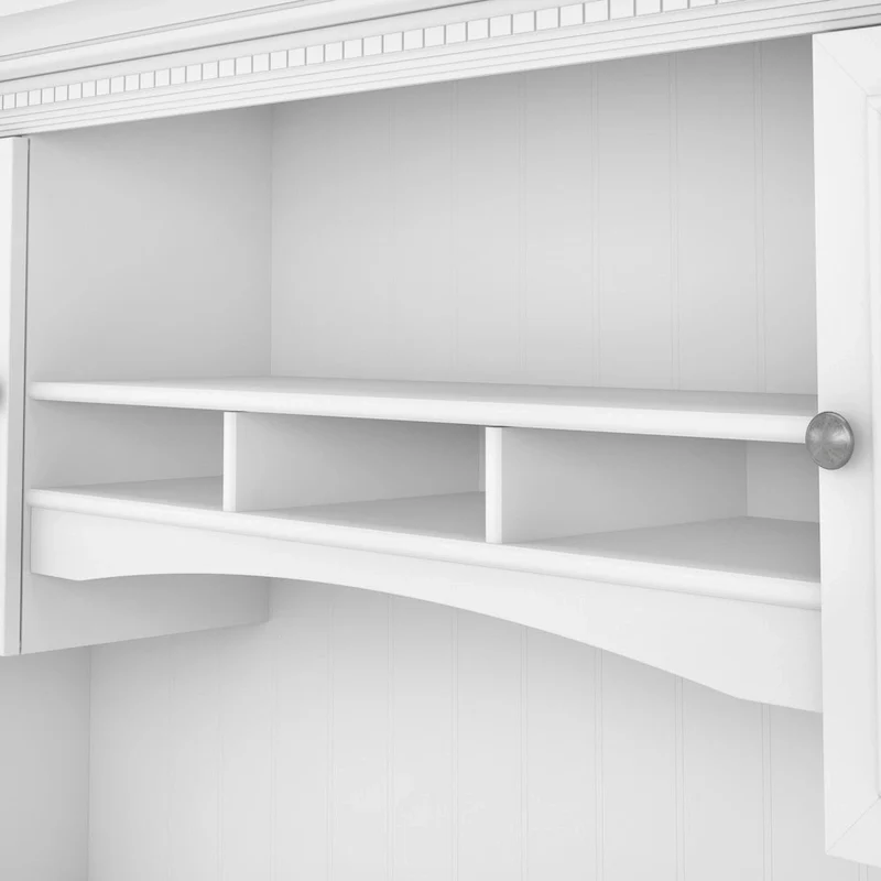 Fairview 60W Desk with Hutch, Cabinet and Bookcase by Bush Furniture
