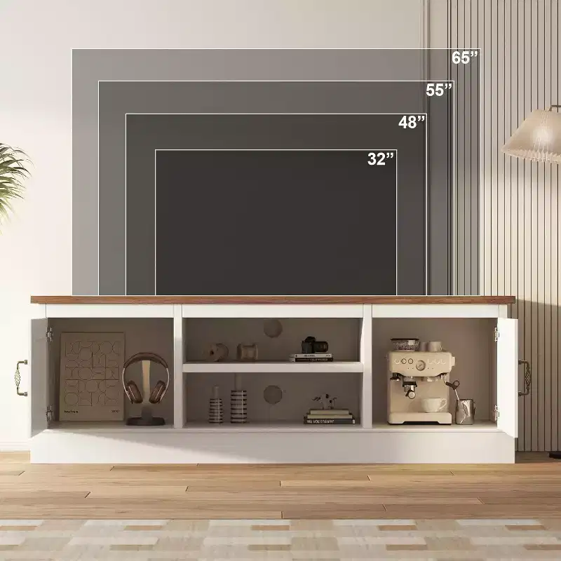 Media Console: Where Modern Entertainment Meets Rustic Warmth