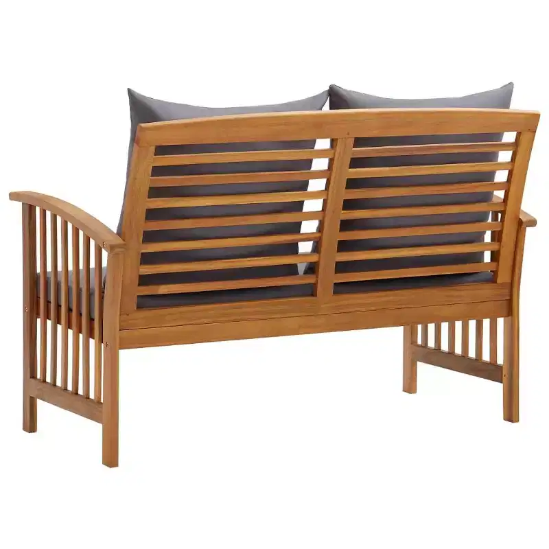 vidaXL Side Table Oil Natural Solid Acacia Wood