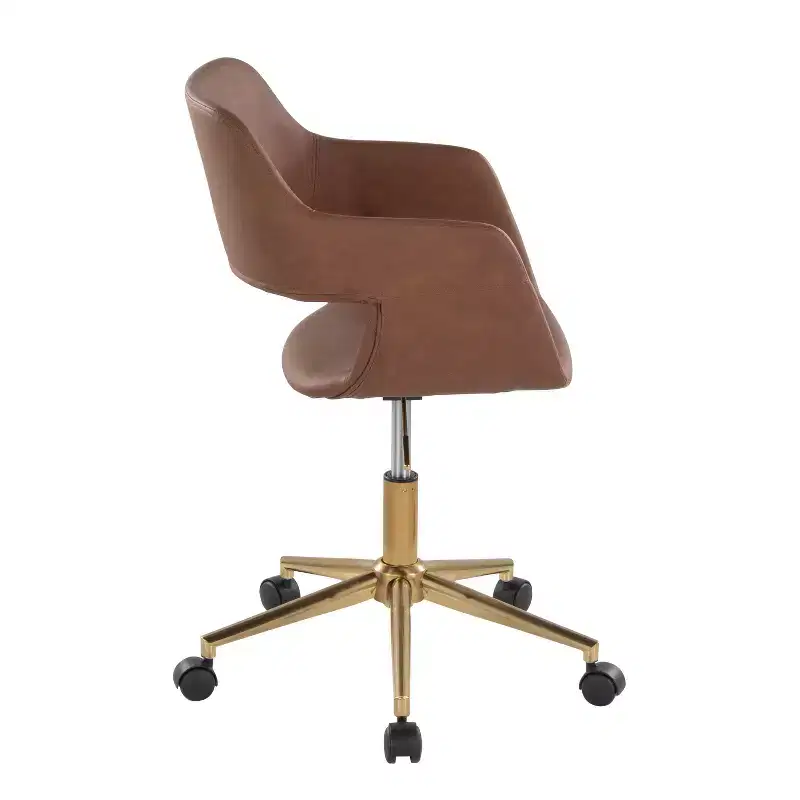 Task Chair Gold/Brown