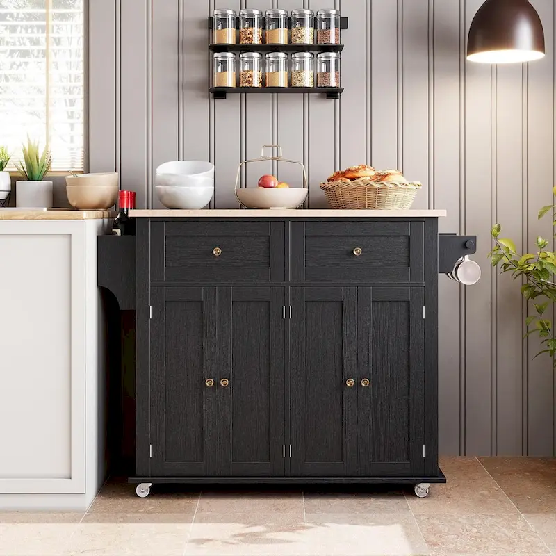 Kitchen Island Cart on Wheels
