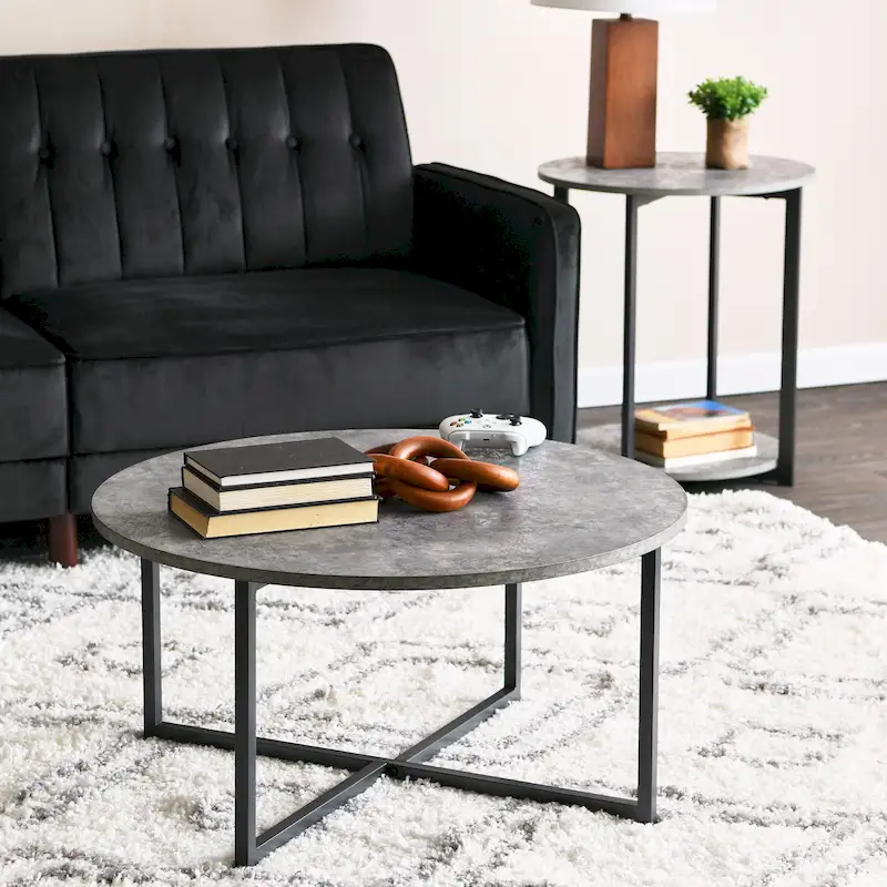 Household Essentials Round Coffee Table - 31.5
