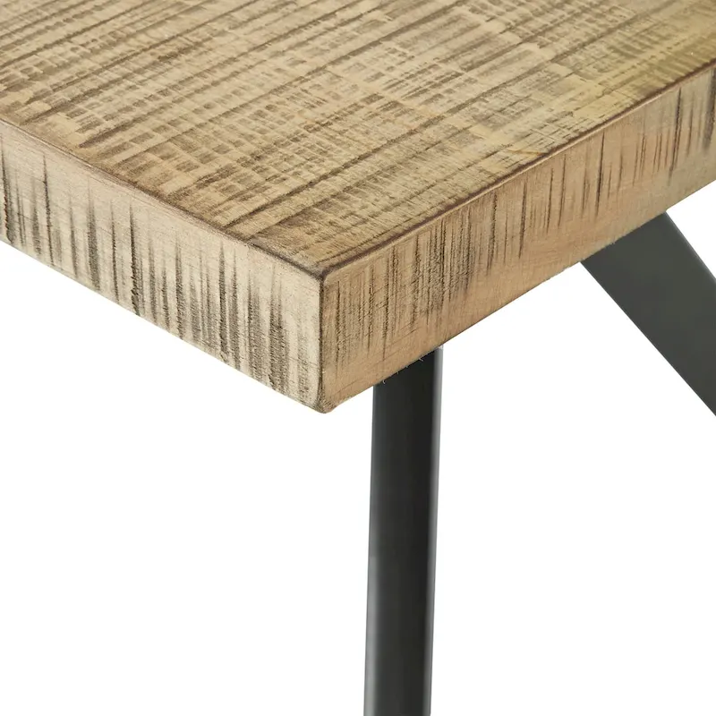 Vaduz 70 Iron Grey Metal Base 4-6 Person Dining Table