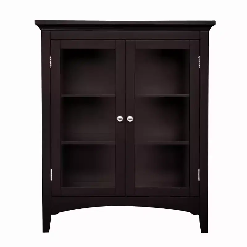 Teamson Home Madison Freestanding Storage Cabinet with Glass Doors