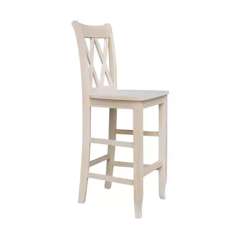 Double X Back Counter Height Barstool