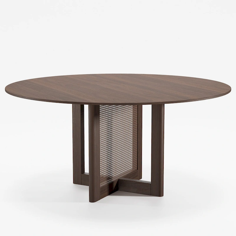 Solid Wood Round Dining Table 4-6 People