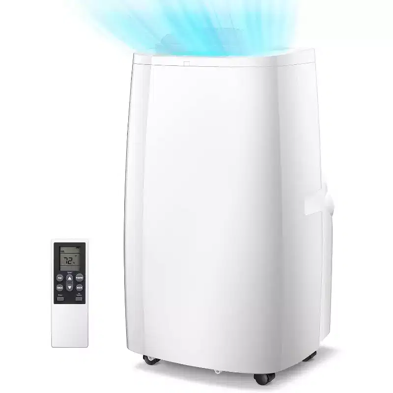 ZAFRO Portable Air Conditioners 14,000 BTU,Cooling, Dehumidifier & Fan 3-in-1,Air Conditioner Portable with Remote Control, Quiet
