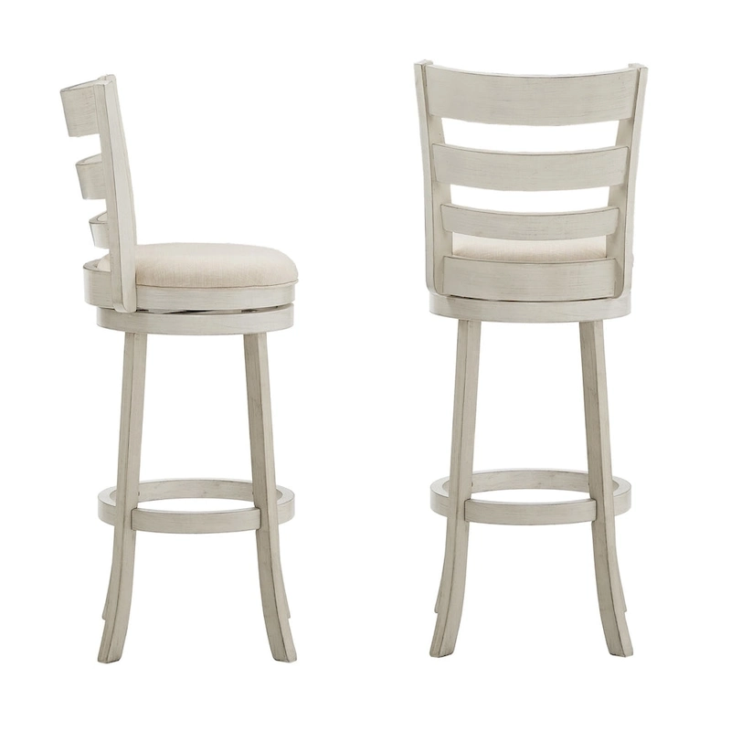 Rovinj Ladder Back 29H Swivel Bar Stool