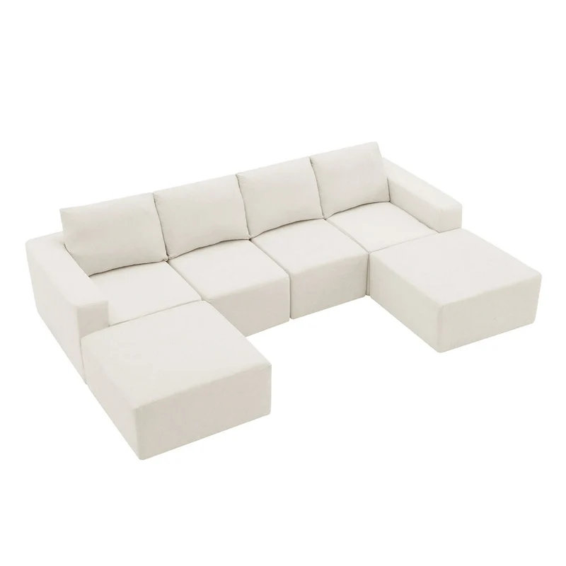 Modular U Shaped Sectional Sofa