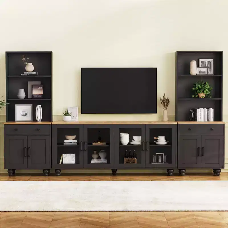 Farmhouse TV Entertainment Center Up to 70
