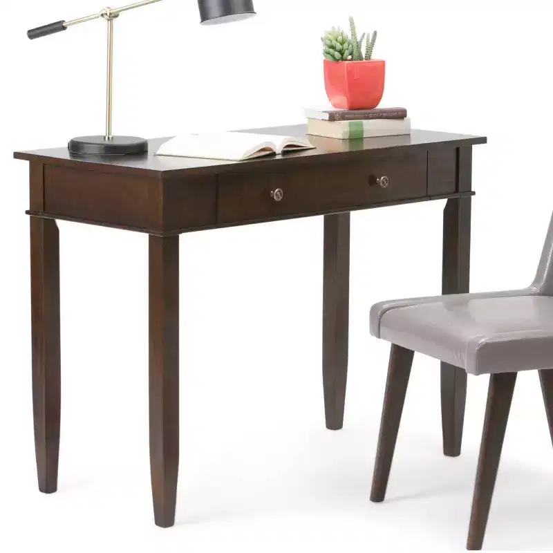 42 Sterling Solid Wood Home Office Desk - Wyndenhall