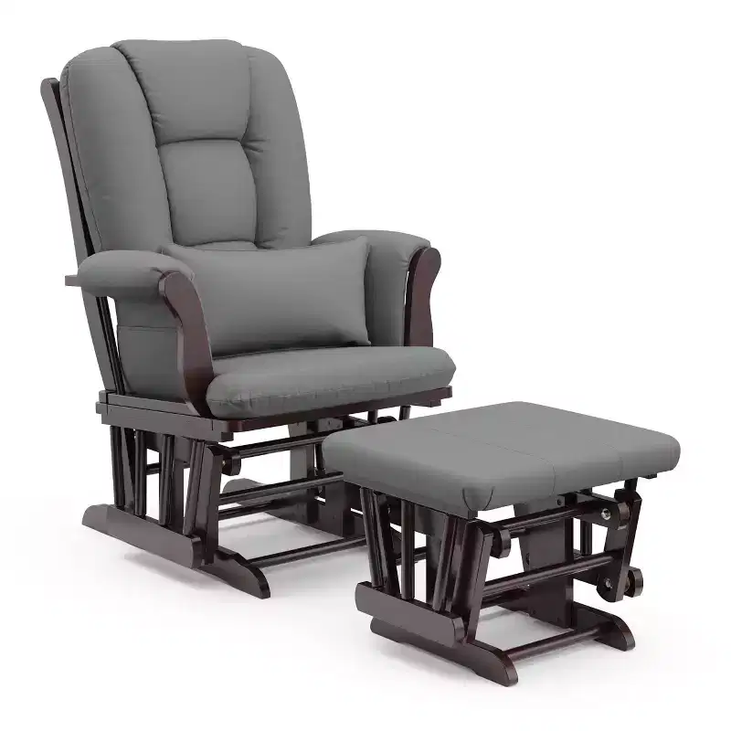 Nursery Glider Rocking Chair and Ottoman