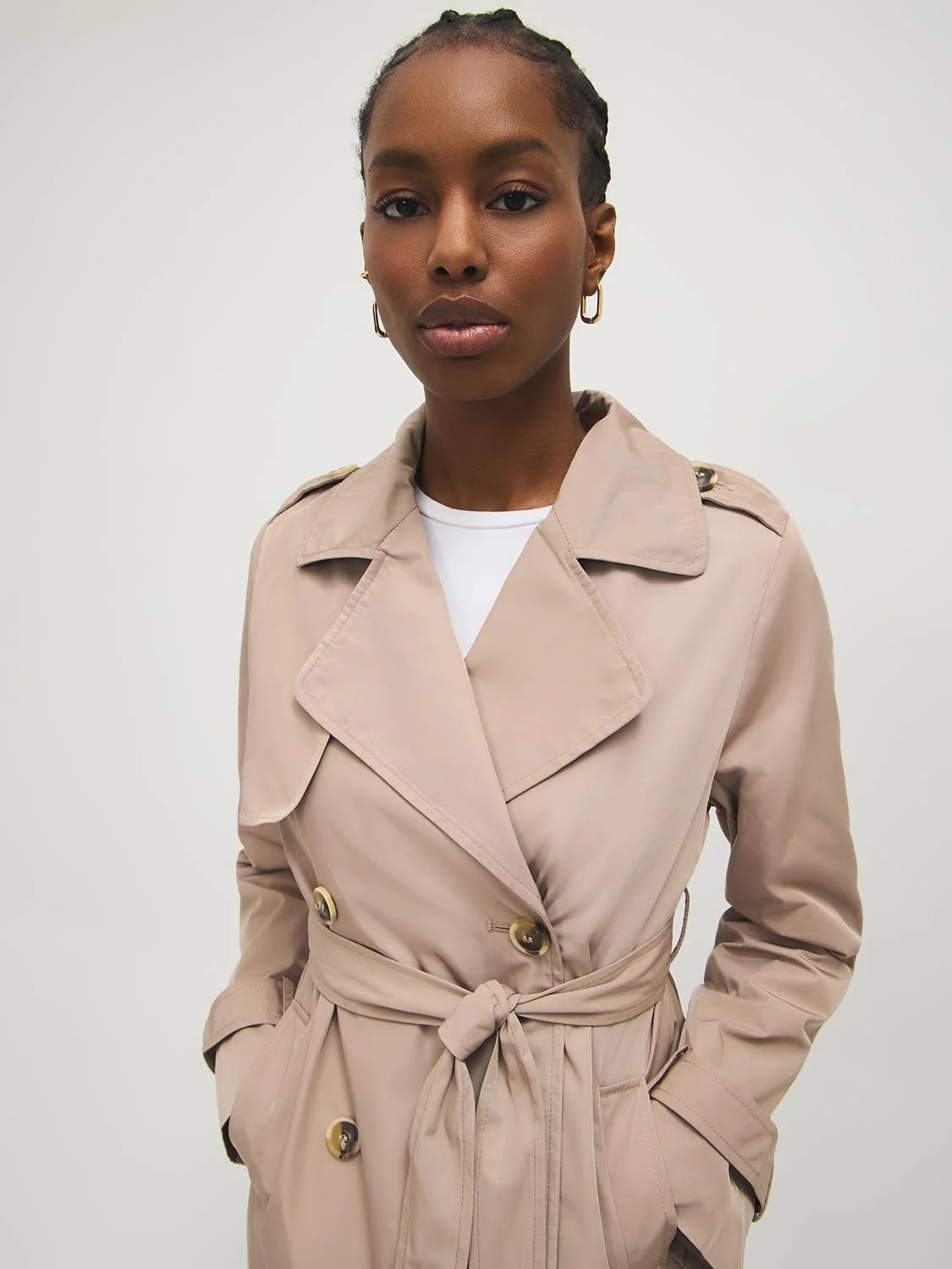 Mid-Length Trench Coat