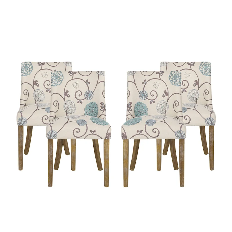 Frances Fabric Dining Chair (Set of 4) by Christopher Knight Home
