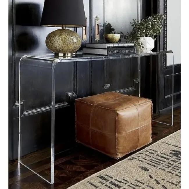 Acrylic Console Table – 15mm Clear