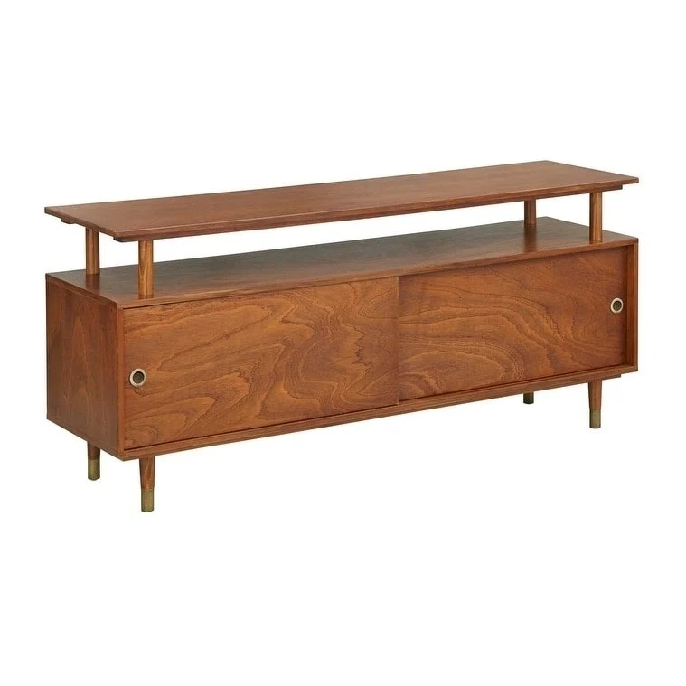 Mid-Century Modern Wood TV Stand
