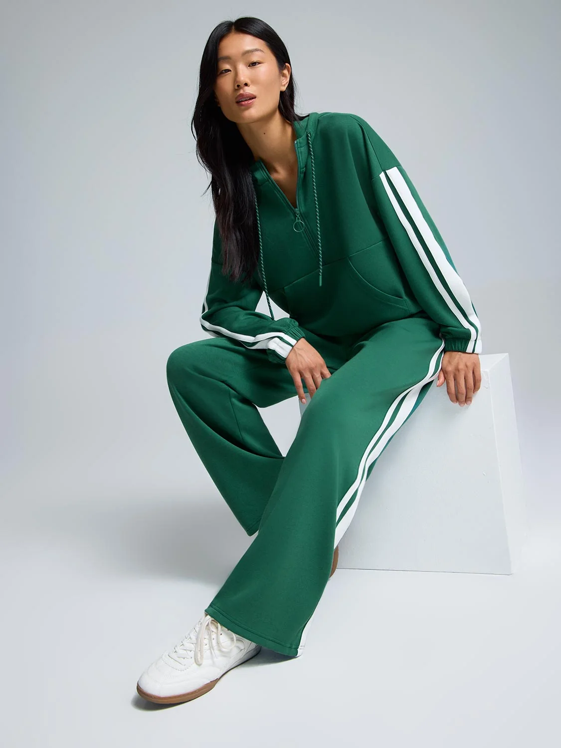 Half-Zip Cloud Fleece Hoodie