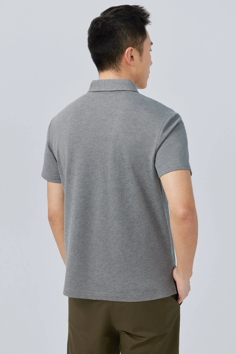 Pique Polo – Dark Grey