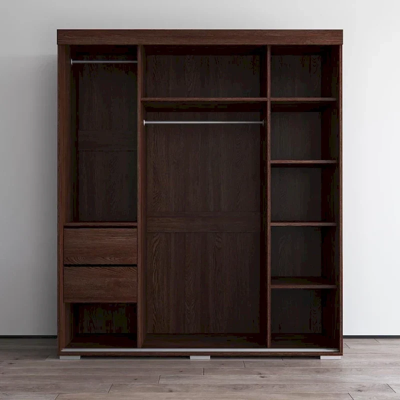 Copper Grove Parasol 71-inch Modern Glossy Armoire