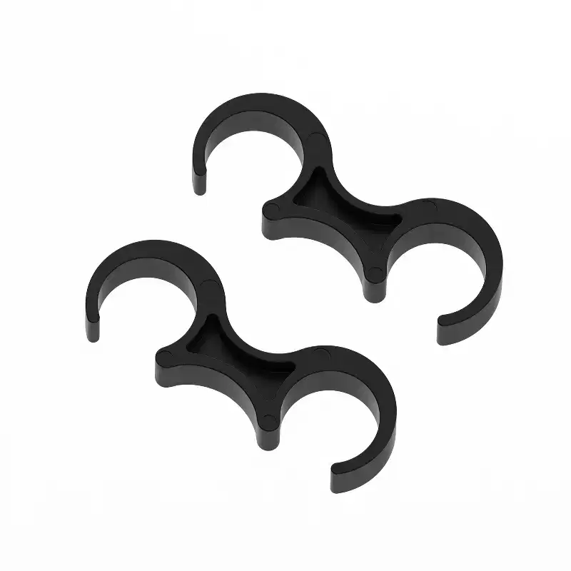 Emma and Oliver Set of 2 Wide Plastic Ganging Clips for Extra Wide Chairs