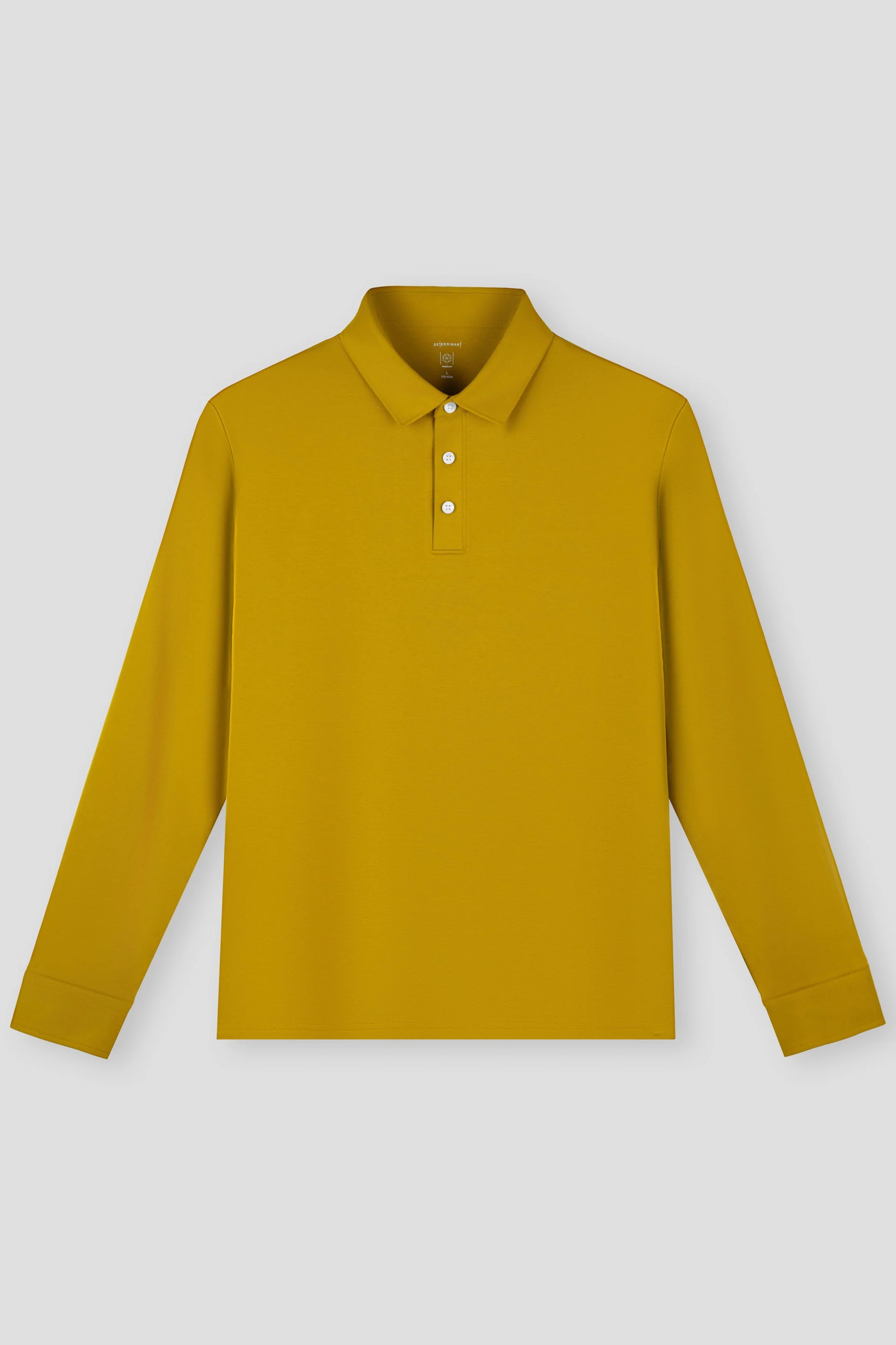 Long Sleeve Polo – Palm Yellow