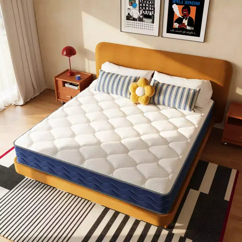 Hybrid Mattress Firm Gel Memory Foam Pocket Spring CertiPUR-US, OEKO-TEX, SGS Certified, White