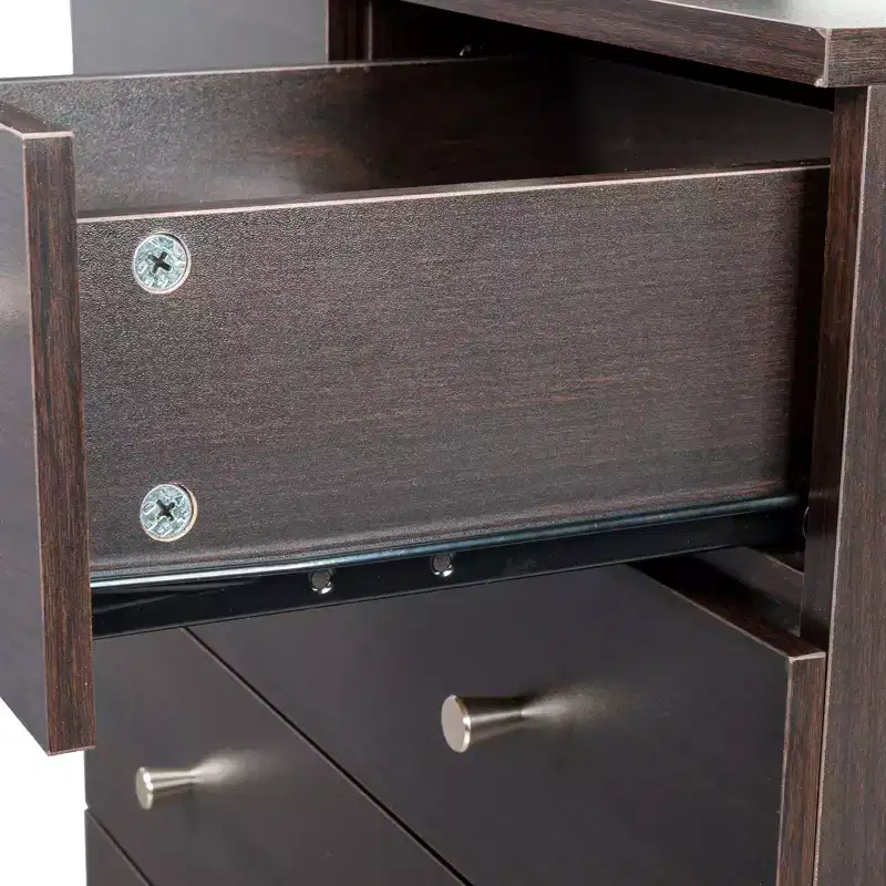 7-Drawer Gray Particle Board 25.98