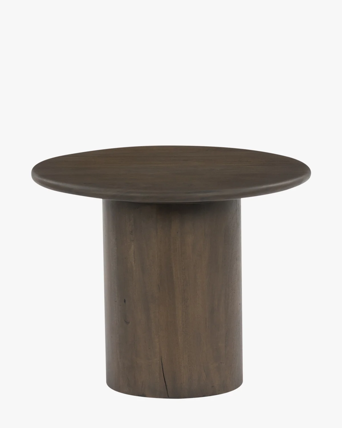 Modern Wood End Table with Natural Materials for Living Room