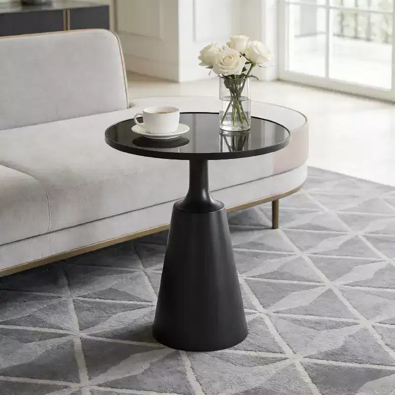 Christopher Knight Home Viviana Modern Iron Round Side Table
