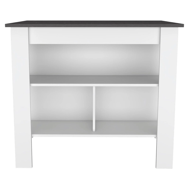 FM Furniture Nashville 2 Piece Kitchen Set, Brooklyn Kitchen Island and Sheffield Pantry Cabinet