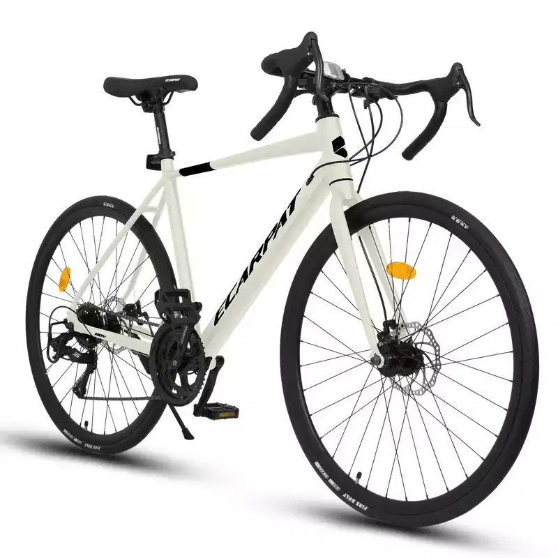 Whisen Road Bike, Lightweight Aluminum Frame, Disc Brakes, 16-Speed, Fast Acceleration, Suitable for Men and Women