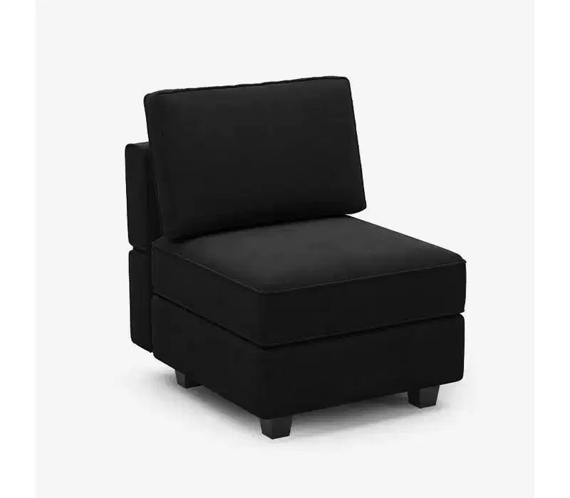 Belffin Modular Velvet Single Seats Module