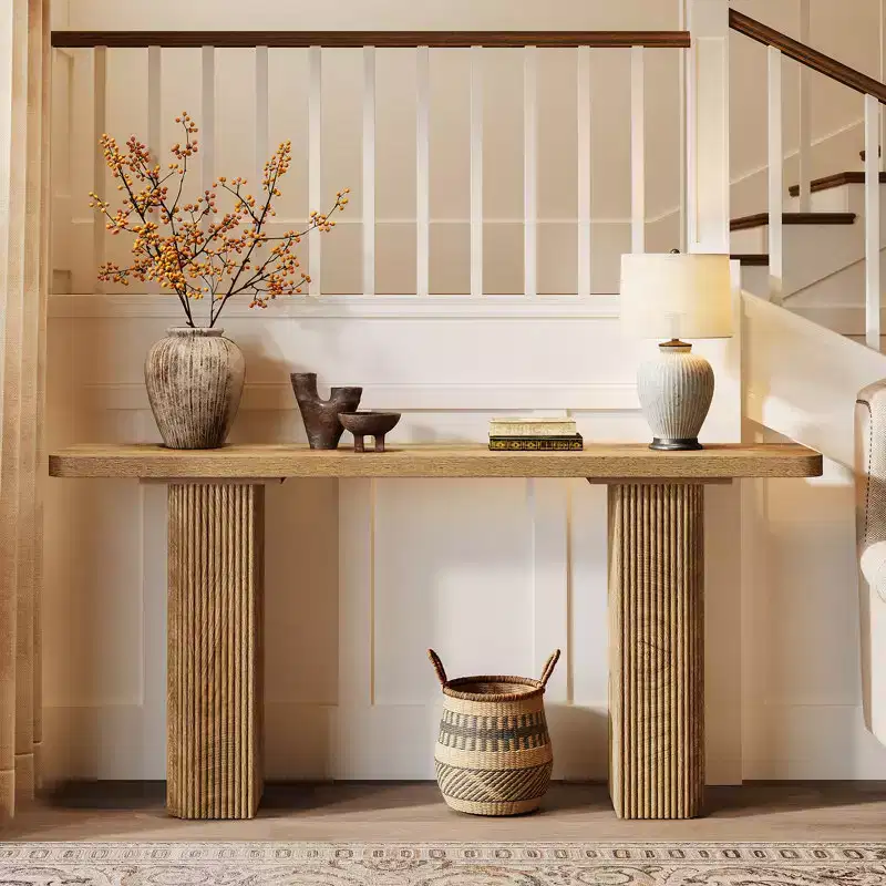 Lantine 63-Inch Long Entryway Console Table