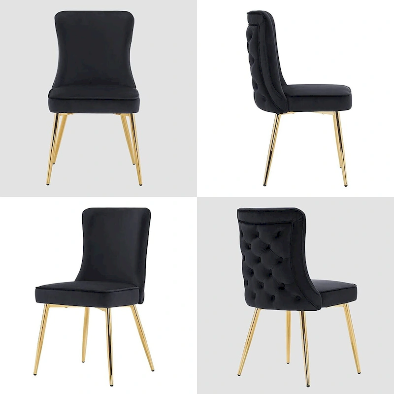 Ivinta Tufted Button Back Room Chair Set of 2