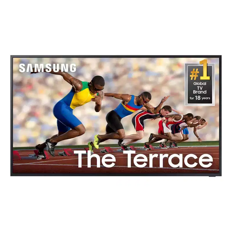 Samsung 75 Class LST9D The Terrace Full Sun Neo 4K QLED Smart TV - Black QN75LST9D: 120Hz Refresh, HDR10+