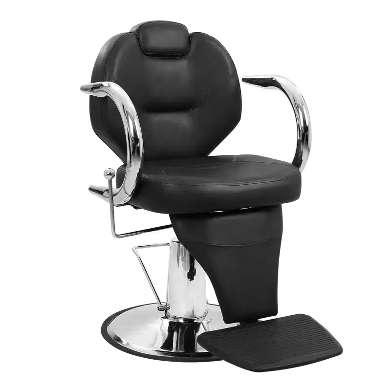 360 Swivel Reclining Salon Chair, Adjustable Headrest, High-Density Sponge Cushion, Lounge Chair, for Home, Living Room