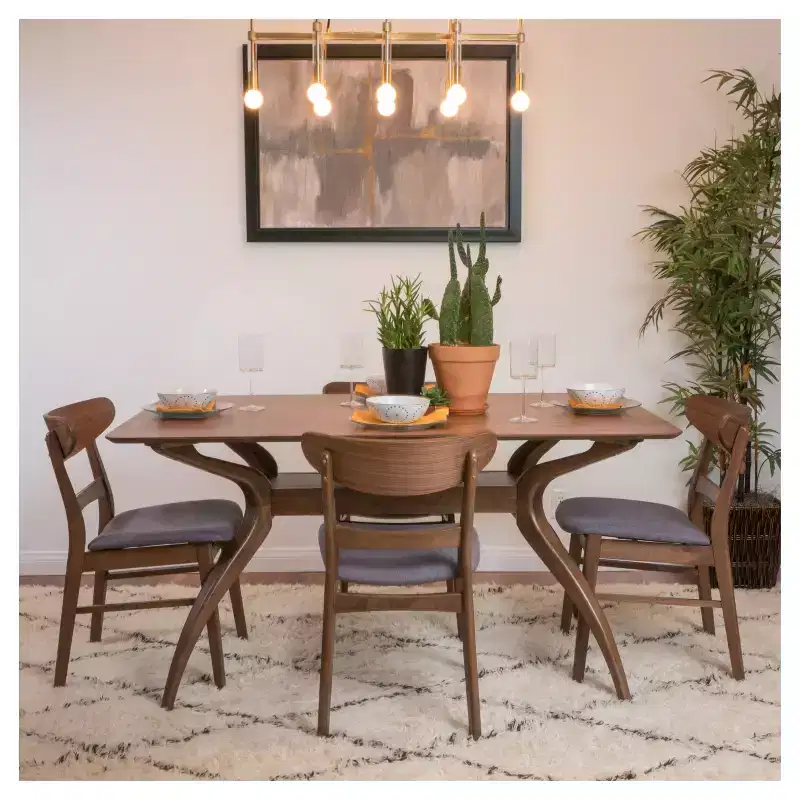 5pc 60 Idalia Mid-Century Modern Dining Set - Christopher Knight Home
