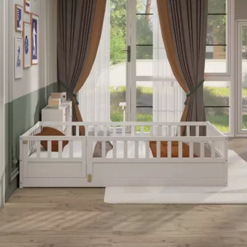 Single-Occupancy Low-Profile Bed with Integrated Ultra-Secure Barrier Design