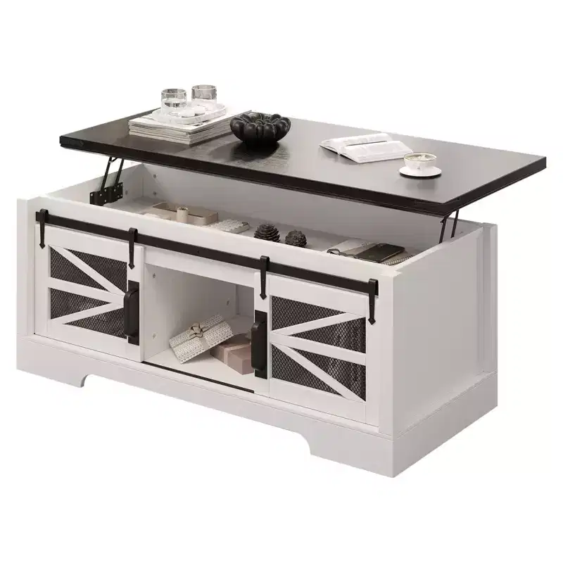 Lift Tabletop Dining Center Table Coffee Table  for Home Living Room Office