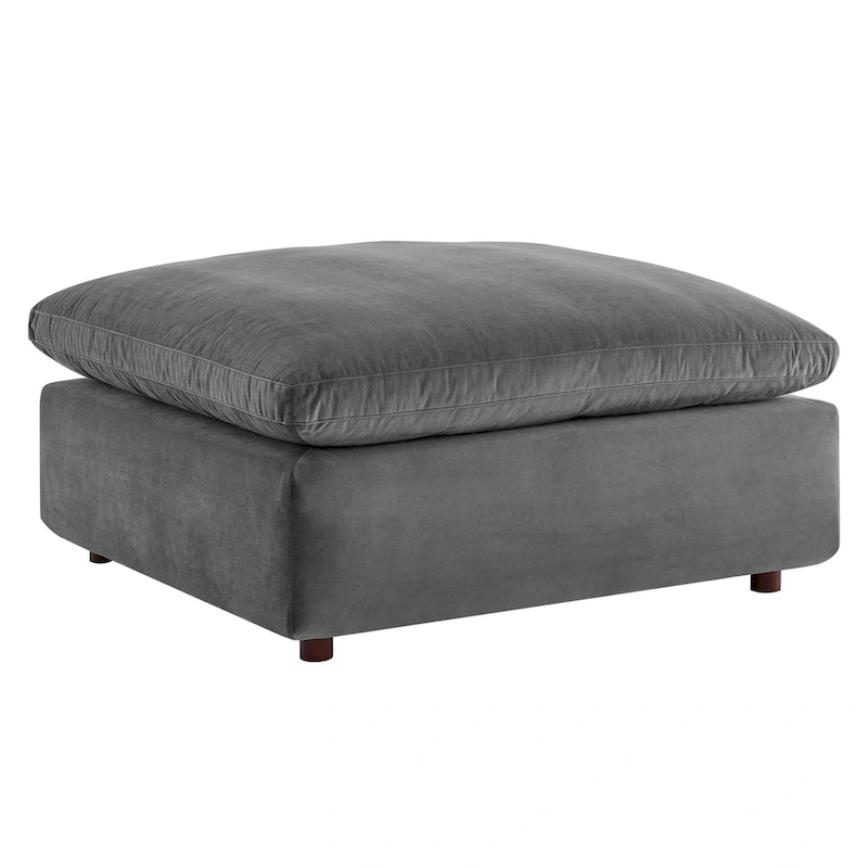 Commix Down Filled Overstuffed Velvet 6-Piece Sectional Sofa