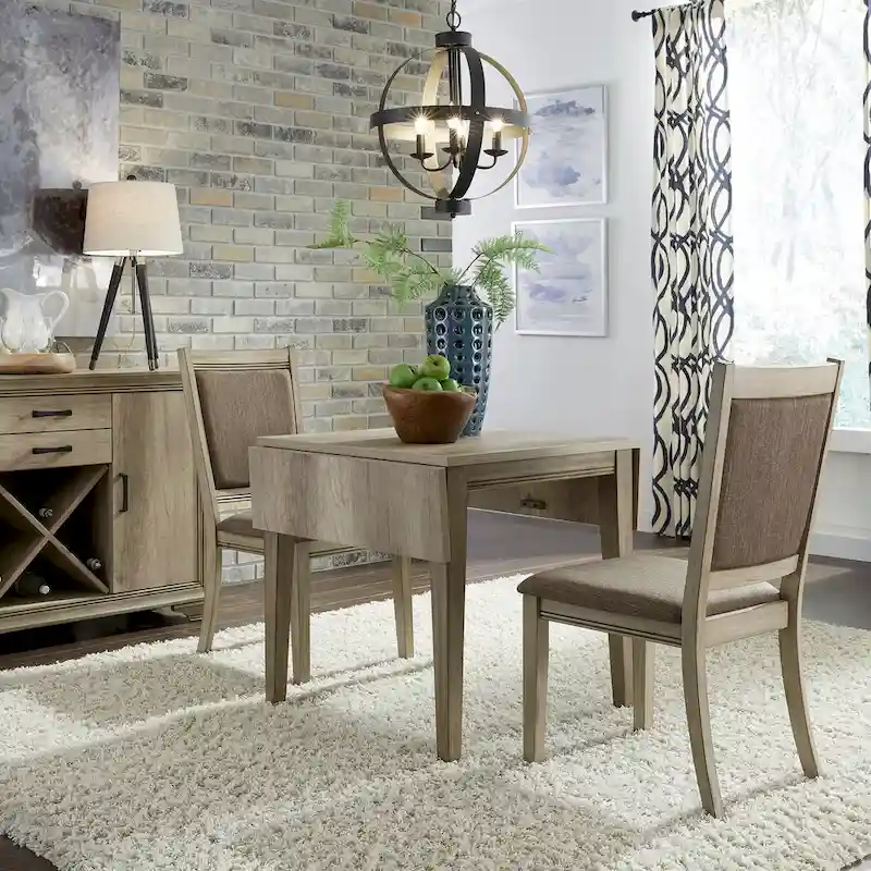 The Gray Barn Sun Valley Sandstone Opt 3 Piece Drop Leaf Set